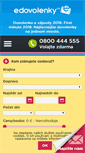 Mobile Screenshot of edovolenky.sk